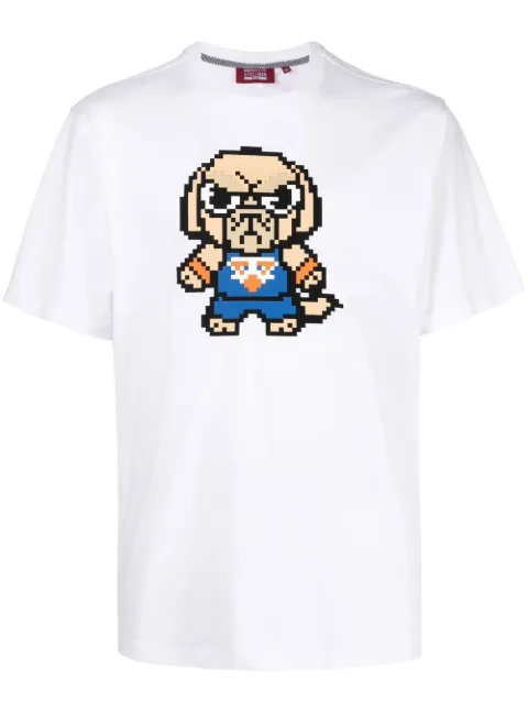 Mostly Heard Rarely Seen 8-Bit New York cotton T-Shirt White MHEB08BBT13
