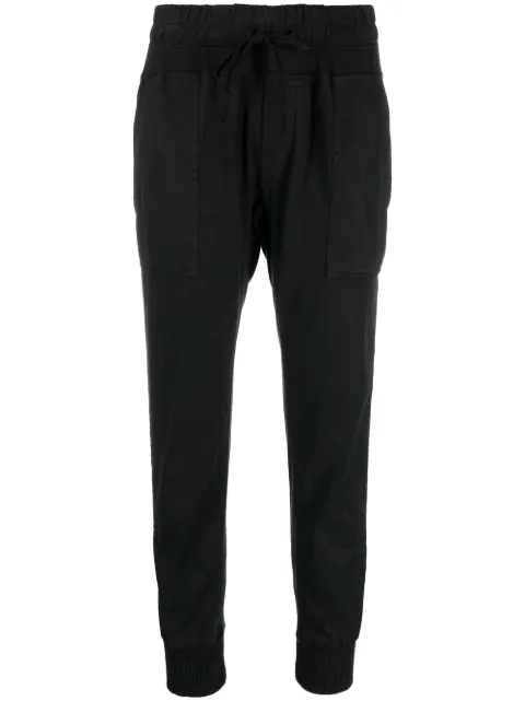 James Perse Mixed Media trousers Black WHVJ1677