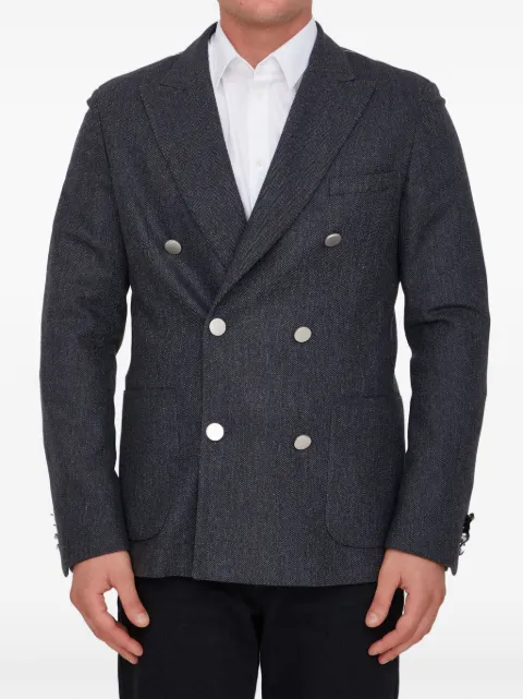 Tonello double-breasted blazer Grey L6GV0505494R