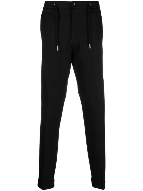 Billionaire embroidered-logo jogging trousers Black BACCMRT1132BTE004N