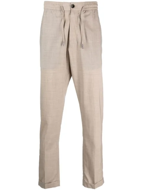 Billionaire Jogging drawstring wool trousers Neutrals BACCMRT1226BTE004N