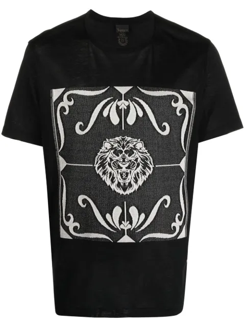 Billionaire graphic-print T-shirt Black BACCMTK6196BTE004N