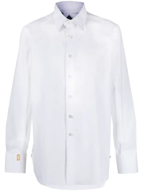 Billionaire Silver Cut shirt White BACCMRP1788BTE004N