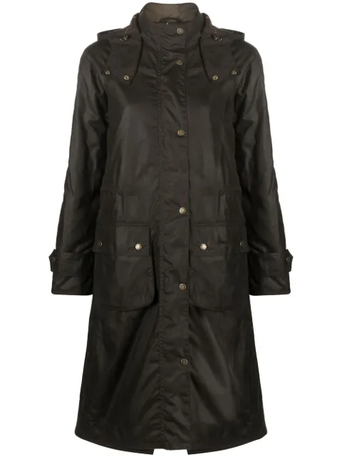Barbour Long Cannich wax coat Green LWX1264OL71