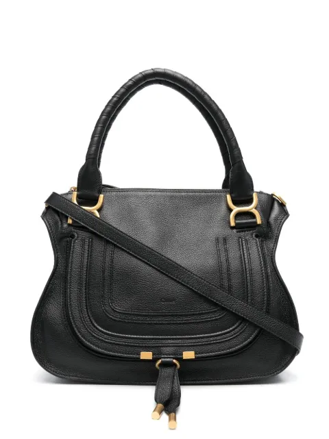 Chloé Marcie leather tote-bag Black CHC22AS660I31