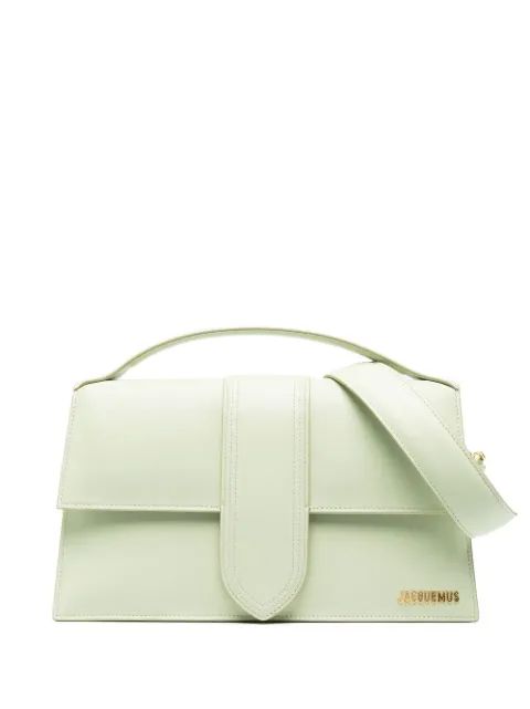 Jacquemus Le Bambinou leather tote bag Green 221BA0143063