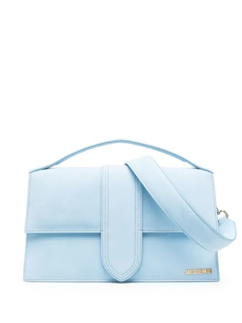 Jacquemus Le Bambinou leather tote bag Blue 221BA0143066