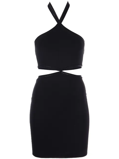 Alexander Wang halterneck cut-out mini dress Black 4KC1236038
