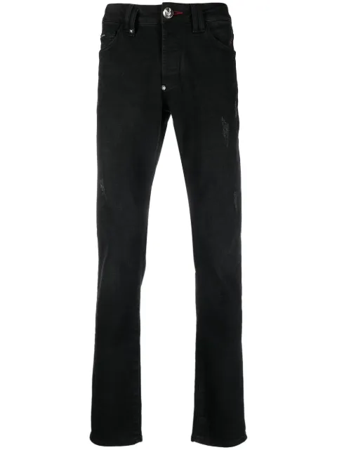 Philipp Plein straight-leg jeans Black LABCMDT3453PDE004N