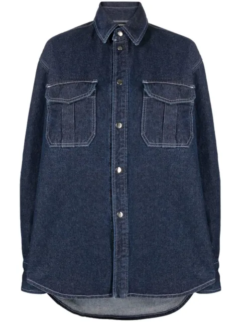 ANOUKI oversized denim shirt Blue APF22N09
