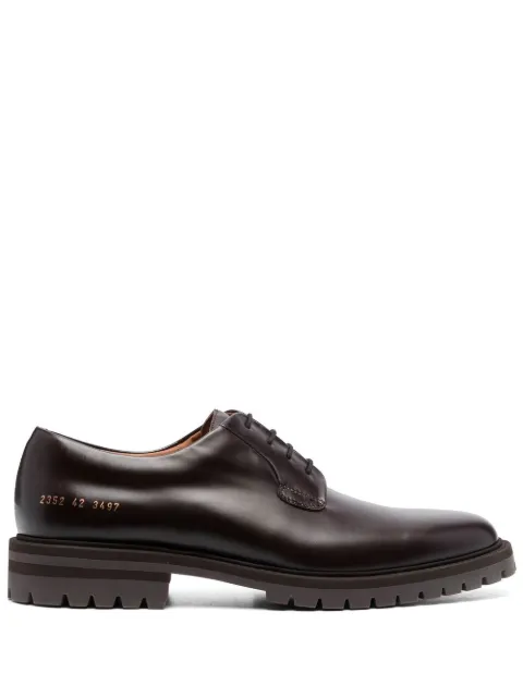 Common Projects lace-up leather derby shoes Brown 2352