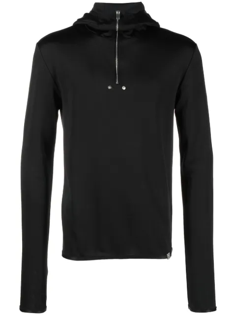 1017 ALYX 9SM half-zip long-sleeved sweatshirt Black AAMTS0309FA01