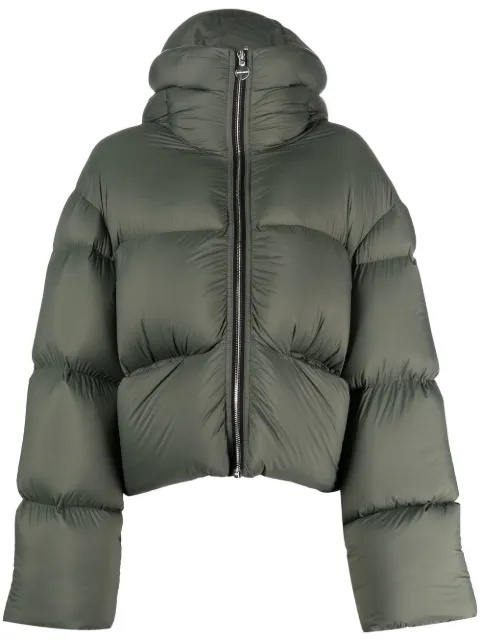 Ienki Ienki Kenny cropped padded jacket Green KENNYJACKET
