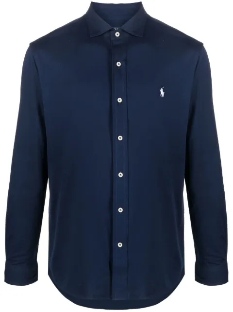 Polo Ralph Lauren embroidered polo-pony shirt Blue 710899386003