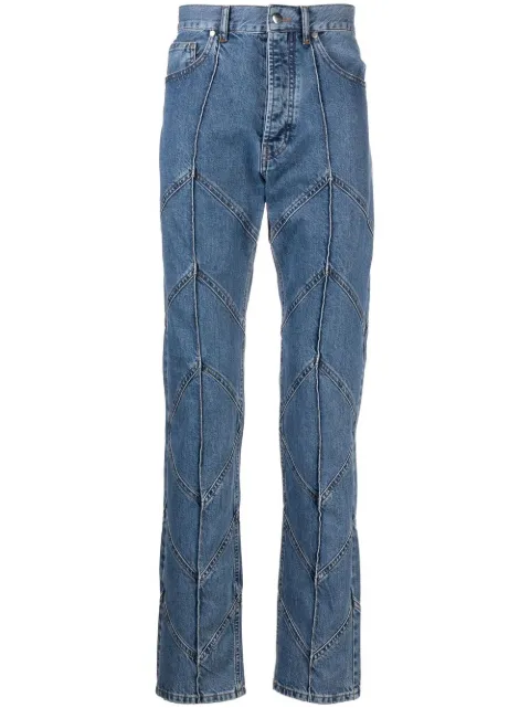 AV Vattev mid-rise straight-leg jeans Blue PJ01F