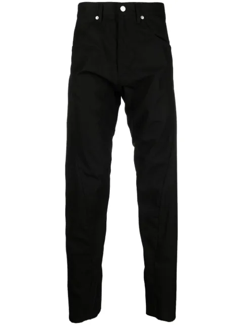 Junya Watanabe MAN mid-rise straight-leg trousers Black WJP902W22