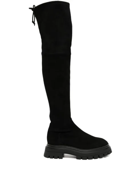 Stuart Weitzman tie-fastened thigh high boots Black SC760