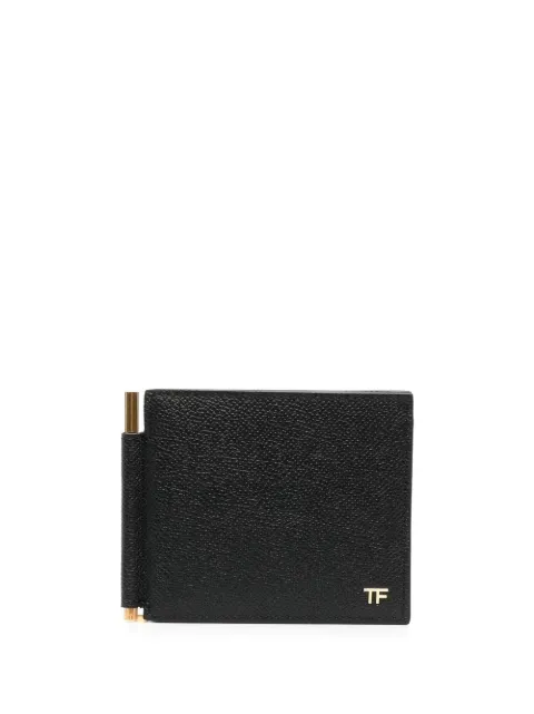 TOM FORD hinged leather bifold wallet Black YM231LCL081G