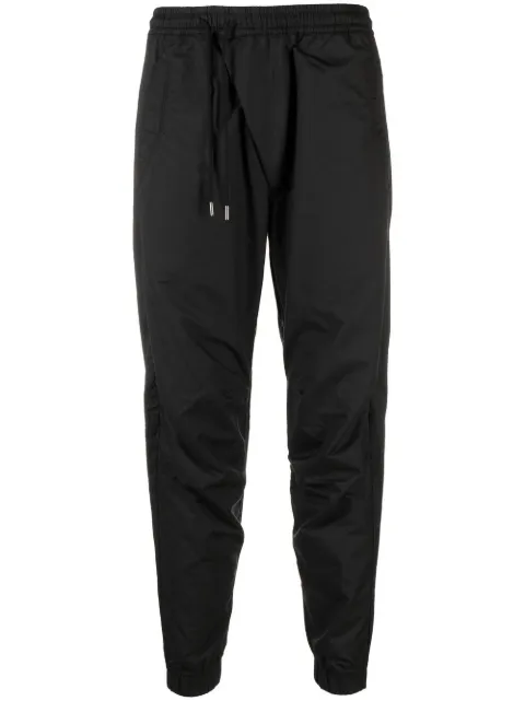 Maharishi off-centre drawstring track pants Black 4050
