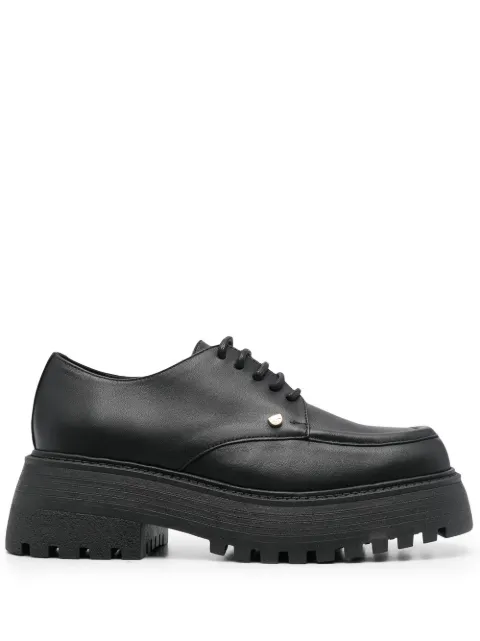 Chiara Ferragni chunky lace-up loafers Black CF3031