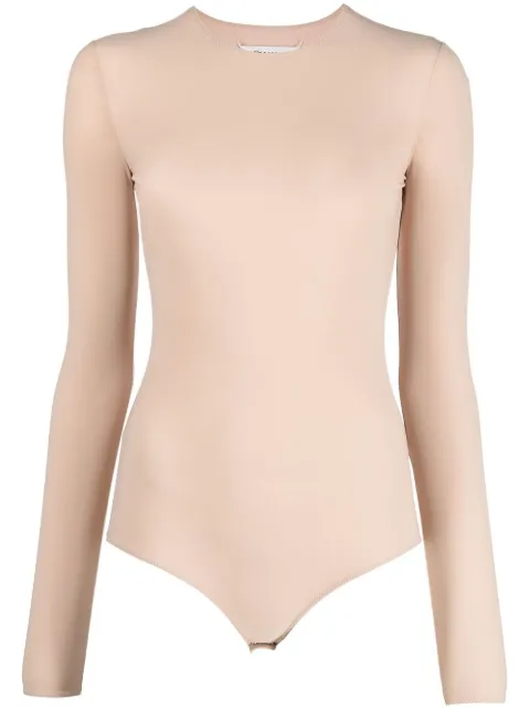 Maison Margiela technical jersey bodysuit Neutrals S51NA0056S20518