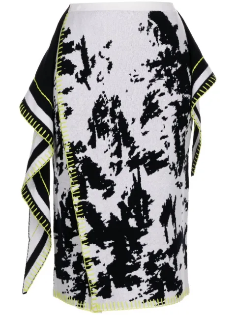 Onefifteen x Beyond the Radar knitted skirt White OFS18