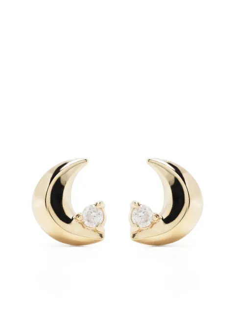 Adina Reyter 14kt yellow gold Super TIny diamond stud earring Gold E1232STRY14YELLOW