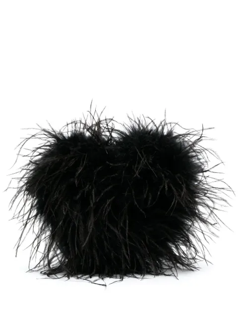 Alexander Wang Heart pillow clutch Black 20123C01F