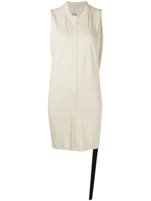 Rick Owens DRKSHDW panelled crew-neck tank top Green DS02B4105RN