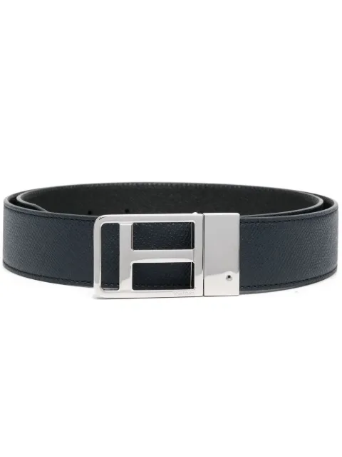 TOM FORD leather buckle belt Blue TB276PLCL220