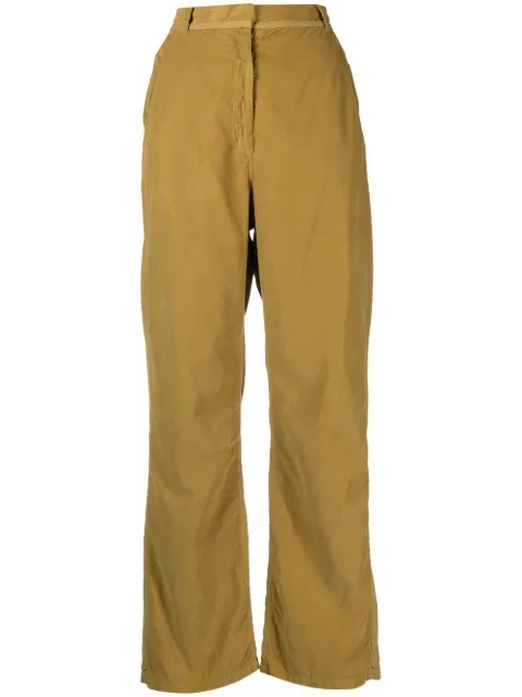 Kristensen Du Nord high-waisted panelled trousers Green C316
