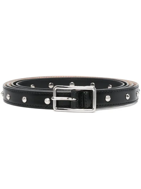 Alexander McQueen long studded belt Black 7189041BREE