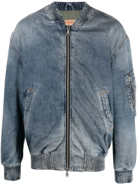 Diesel denim bomber jacket Blue A062610ELAB