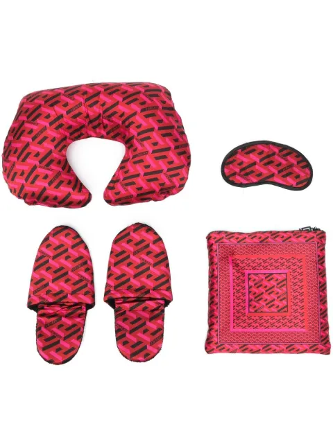 Versace patterned travel set Red 10077681A05412