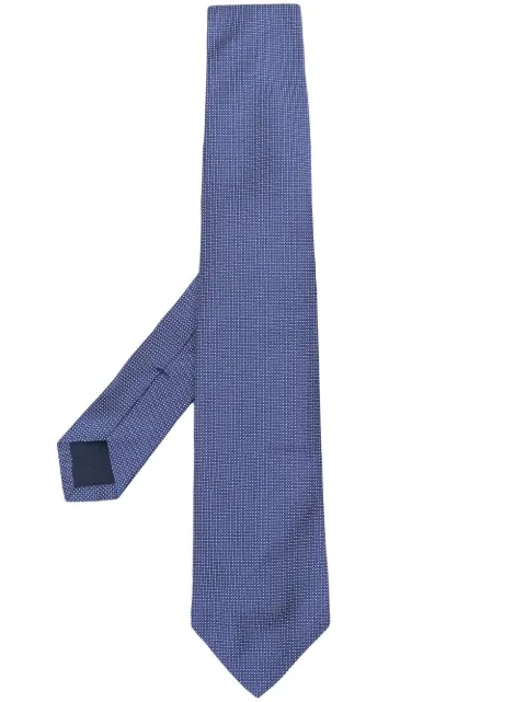Polo Ralph Lauren polka dot embroidered silk tie Blue 712883560005