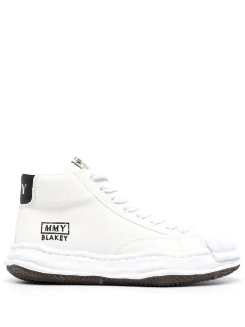 Maison MIHARA YASUHIRO Blakey mid-top sneakers White A08FW736