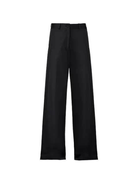 Almaz wide-leg wool trousers Black TR0302FW22