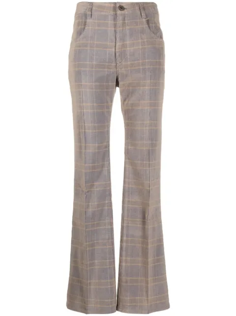 MCQ high-waisted flared pants Neutrals 702191RTB06