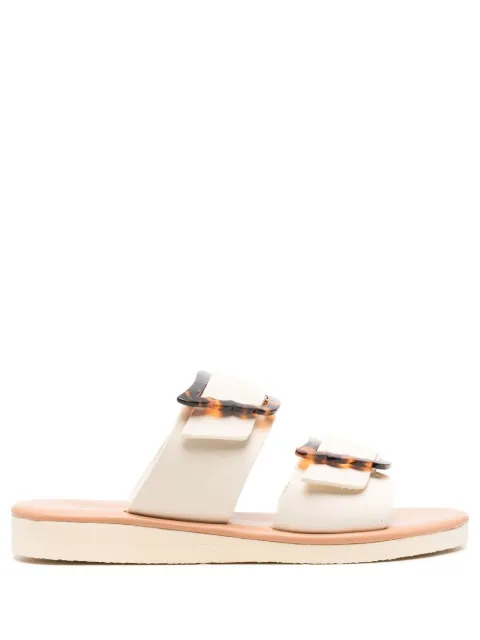 Ancient Greek Sandals Iaso flat sandals Neutrals IASOVACHETTAOFFWHITETORTOISESHELL