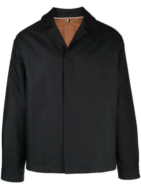 Costumein notched-collar shirt jacket Green MICHAELAYR