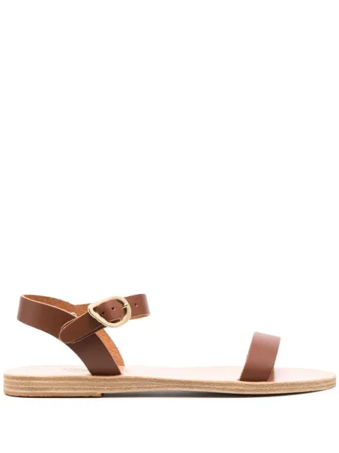 Ancient Greek Sandals Drama leather sandals Brown DRAMANEWVACHETTACOTTO