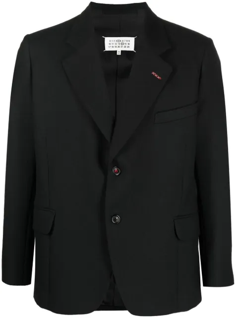 Maison Margiela herringbone wool jacket Black SI1BN0008S60307