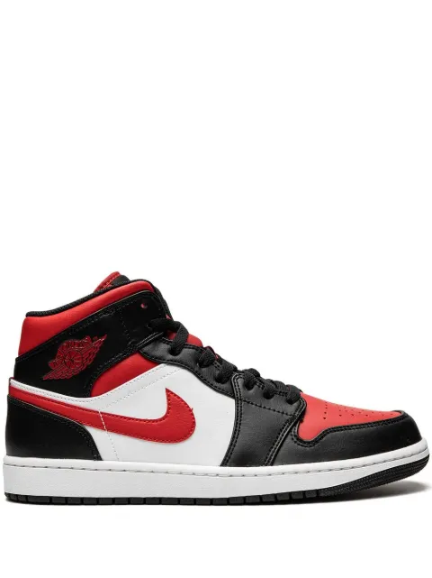 Jordan Air Jordan 1 Mid "Bred Toe" sneakers White 554724079