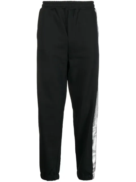 Helmut Lang metallic-detail track pants Black M05HM206