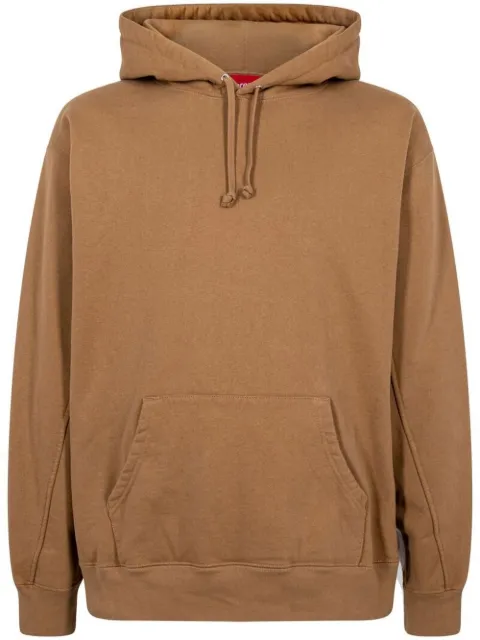 Supreme cropped panels hoodie Brown SU12071