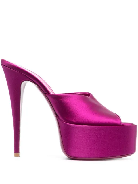 Paris Texas Marina XX 155mm platform sandals Purple PX709XTSAT