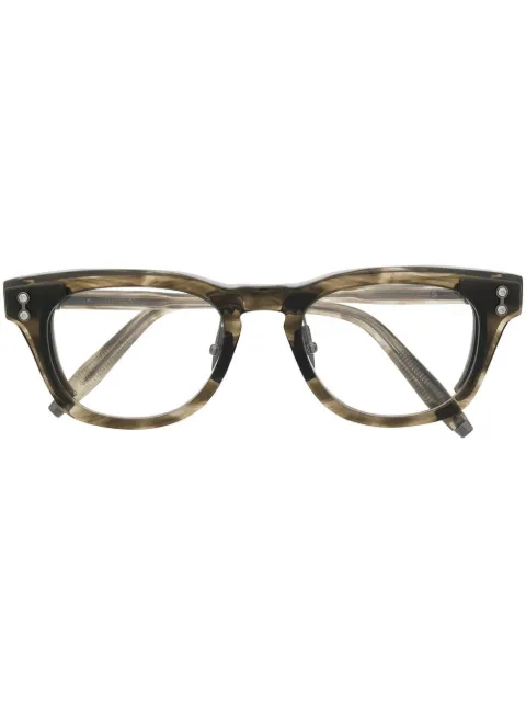 Akoni Orion round-frame glasses Green AKX410CAF