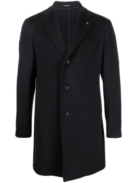 Tagliatore single-breasted cashmere coat Blue COLORADO350002