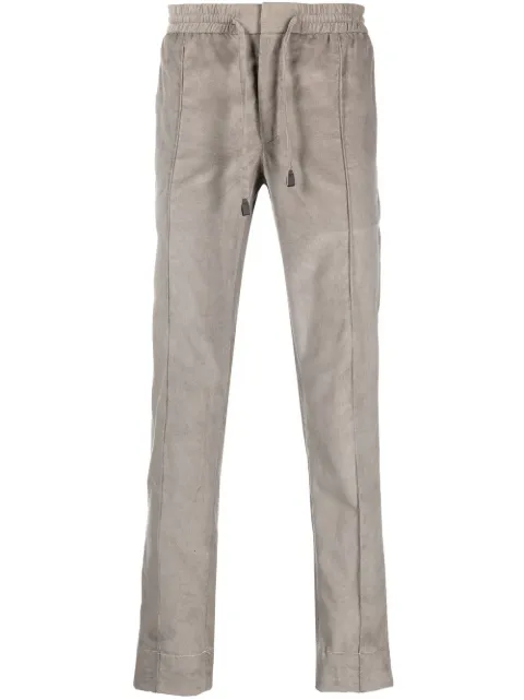 Brioni drawstring-waist trousers Grey RPM20LO1006