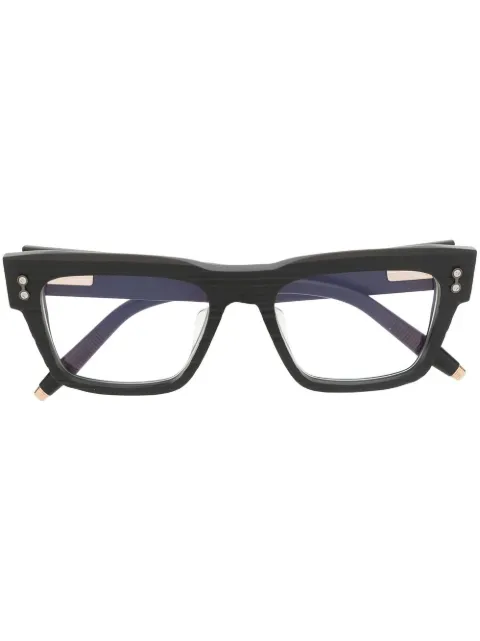 Akoni Columba wayfarer-frame glasses Black AKX100D